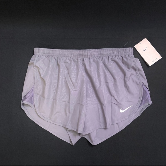 NIKE Women’s Dri-FIT Tempo Running Shorts — MEDIUM — Grey - NWT - Picture 1 of 8